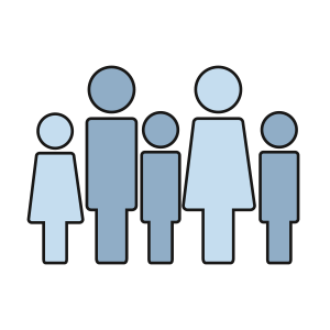 5 und mehr Personen 300x300px